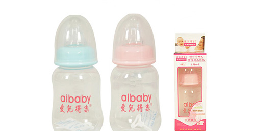 愛兒得樂150ml標(biāo)口PP初生專用奶瓶