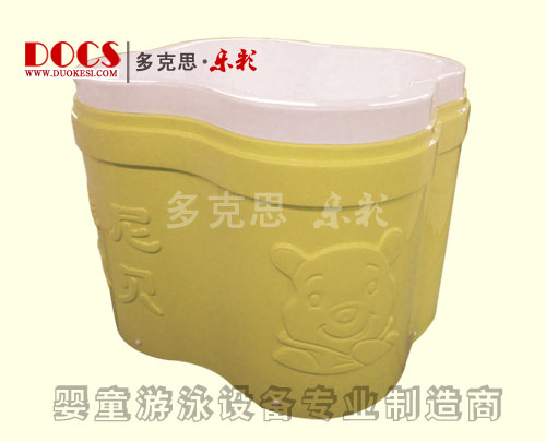 多克思樂彩yinge花瓣游泳池黃色