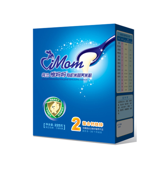 維媽媽盒裝營養(yǎng)米粉2段螯合鈣鐵鋅