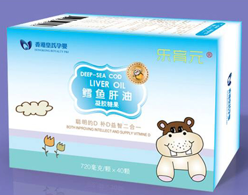 樂(lè)育元鱈魚(yú)肝油凝膠糖果