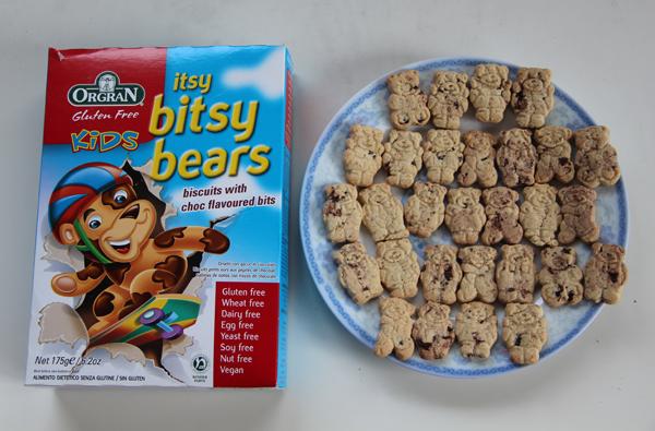 澳洲巧克力味兒童無敏小熊餅干