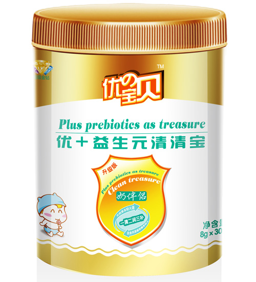 優(yōu)の寶貝桶裝優(yōu)+益生元清清寶
