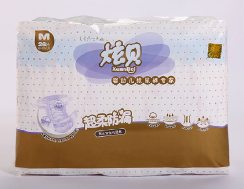 炫貝超柔防漏yingye紙尿褲M號(hào)