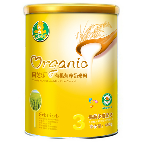 因芝樂聽裝有機營養(yǎng)奶米粉3段