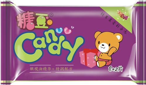 糖豆10片裝yinge濕巾