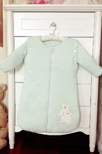 喜樂寶淺綠有袖睡袋