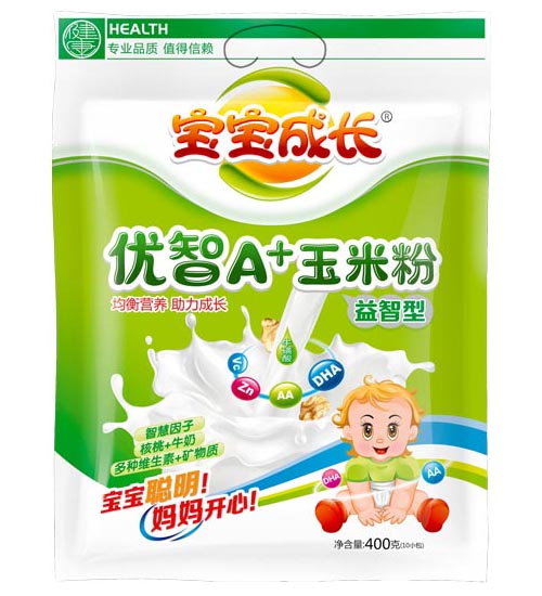 鑫伊康寶寶成長(zhǎng)優(yōu)智A+玉米粉