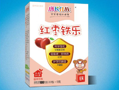 成長佳族紅棗鐵樂沖劑