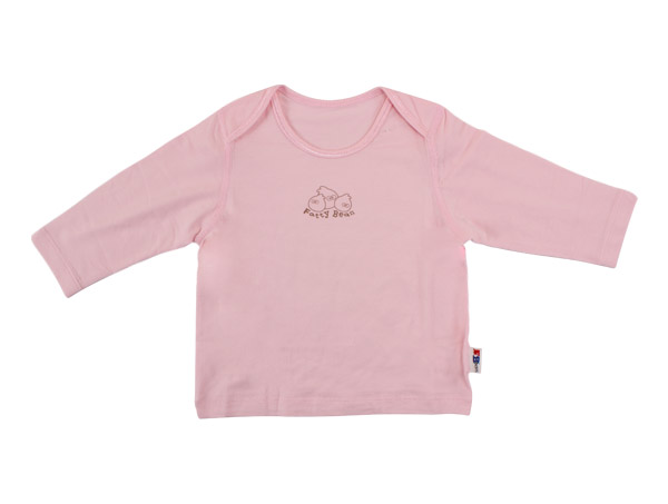 肥仔豆長袖雙肩開上衣