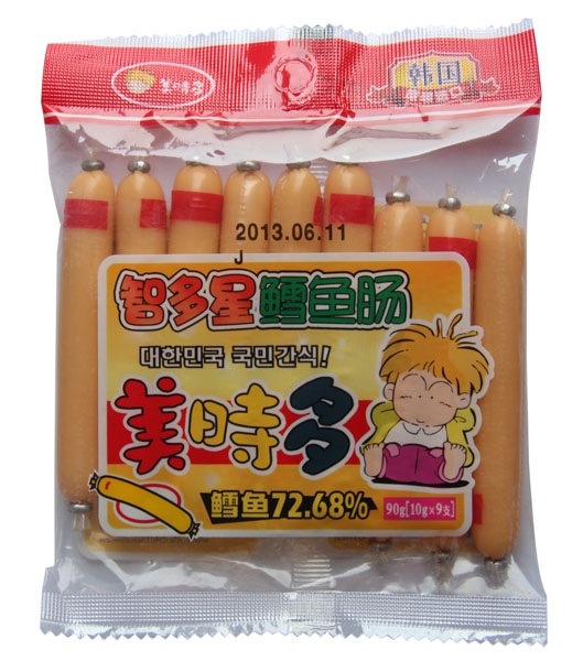 美時(shí)多智多星鱈魚腸90g