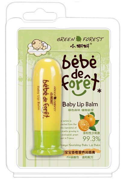 小蝌蚪寶寶香橙營(yíng)養(yǎng)潤(rùn)唇膏