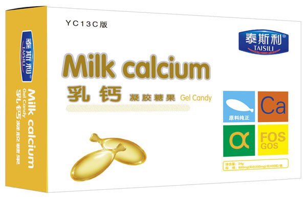 泰斯利乳鈣凝膠糖果