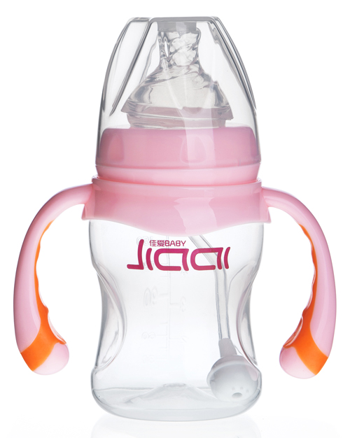佳愛易握弧身PP奶瓶(寬口徑)200ml