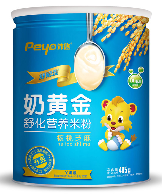 沛悠奶黃金核桃芝麻舒化米粉