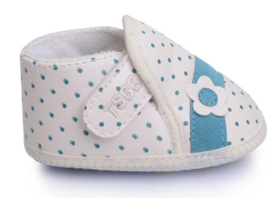 天使之嬰透氣PUyoue步前鞋藍色