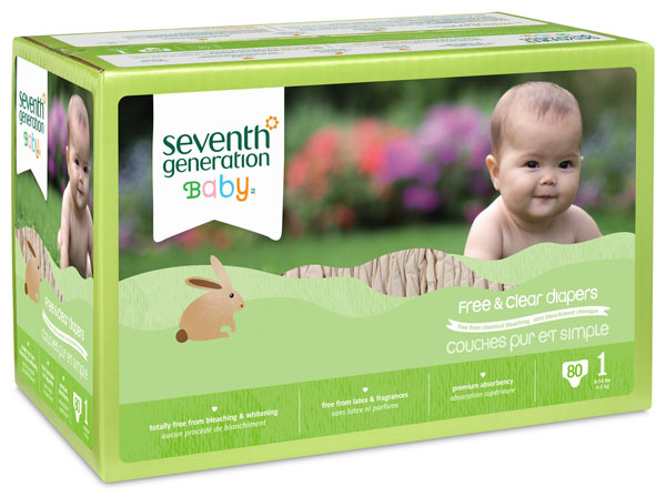 七世代箱裝yinge尿不濕1段