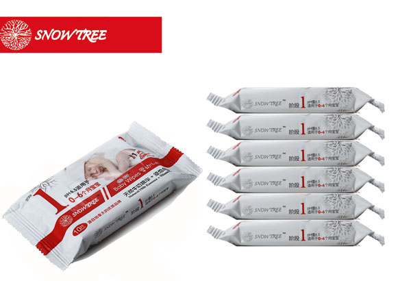snowtree雪樹yingye濕巾1段10片裝