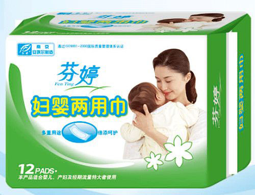 芬婷婦嬰兩用巾12片