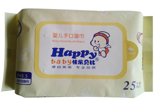 快樂貝比yinge手口濕巾25片裝