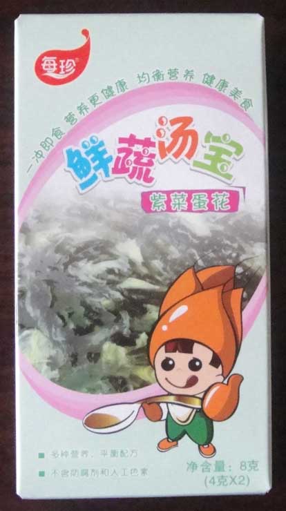 每珍紫菜蛋花鮮蔬湯寶8g