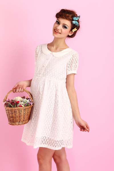 媽媽和我娃娃領(lǐng)yunf連衣裙