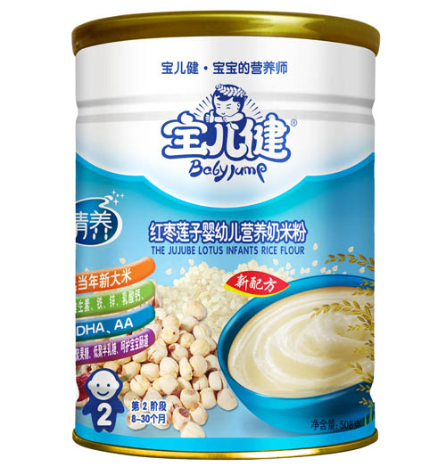 寶兒健精養(yǎng)紅棗蓮子營(yíng)養(yǎng)奶米粉2段