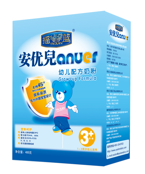 安優(yōu)兒youe配方奶粉3段(盒)