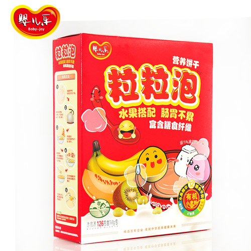 yinge樂粒粒泡水果餅干