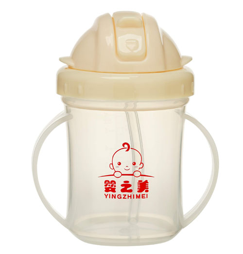 嬰之美雙耳帶管飲水杯180ML