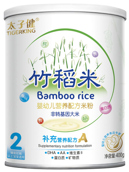 太子健補充營養(yǎng)配方竹稻米米粉聽裝