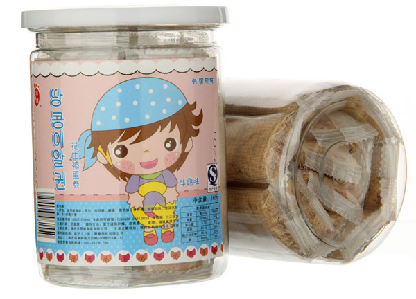 咔喜牛奶味花生被蛋卷