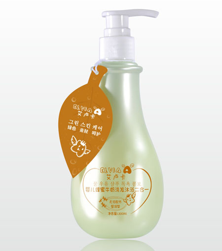 艾盧卡yinge蜂蜜牛奶洗發(fā)沐浴二合一