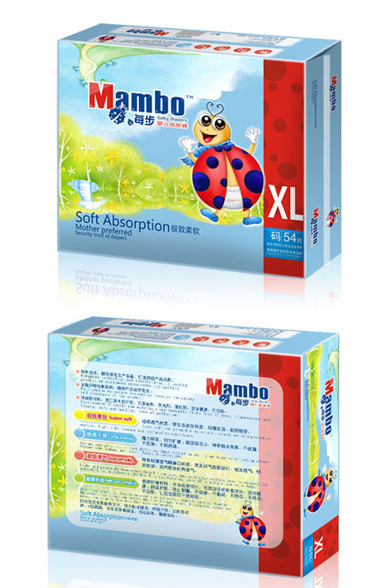 Mambo每步y(tǒng)inge紙尿褲XL碼54片大包裝