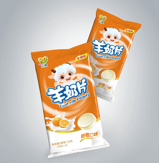 億景羊奶片甜橙口味袋裝