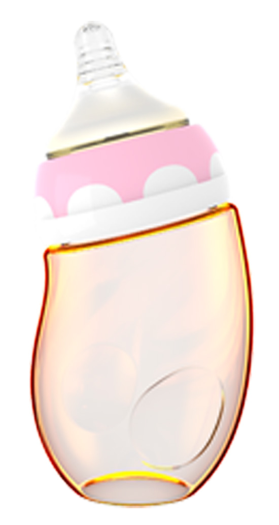 母貝兒熊貓寶寶三色PPSU-粉紅色