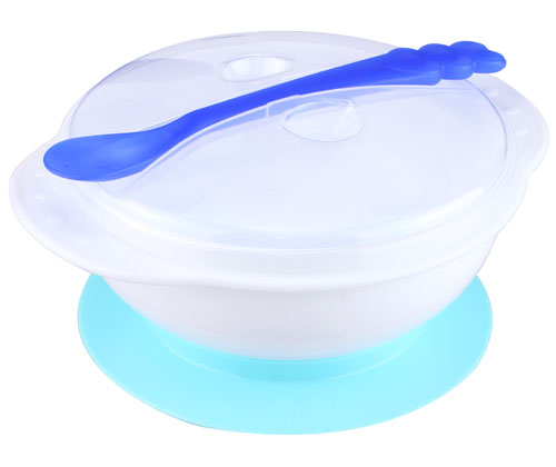 噯唯高級(jí)吸盤碗連感溫匙