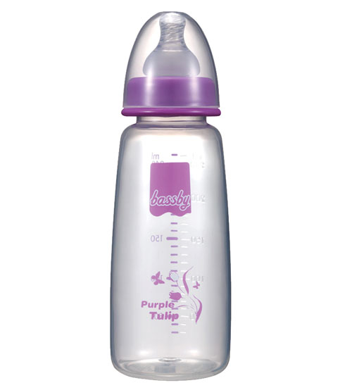 貝斯比標(biāo)口自帶刻度圓弧PP奶瓶240ml
