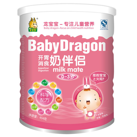 龍寶寶開(kāi)胃消食奶伴侶罐裝