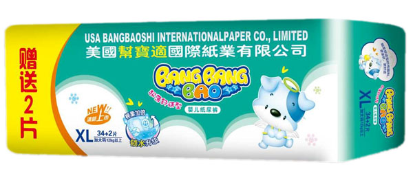 幫幫寶超薄舒適型yinge紙尿褲XL34+2片