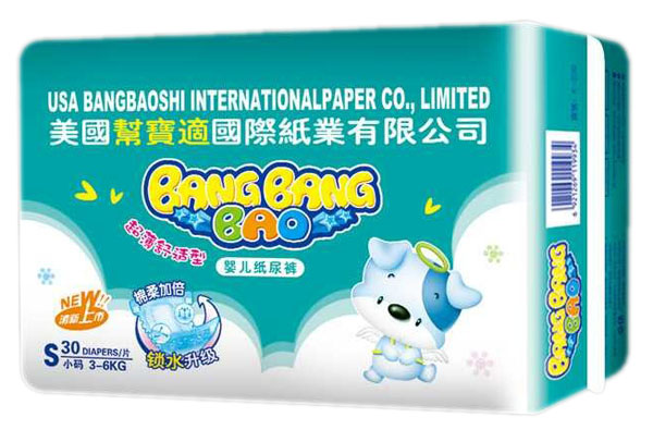 幫幫寶超薄舒適型yinge紙尿褲S30片