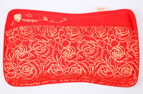 咪呢果果yingye護(hù)型功能枕3個(gè)月-1歲半棗紅色