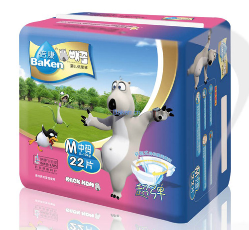 貝肯熊超彈yinge紙尿褲M碼(小包裝)