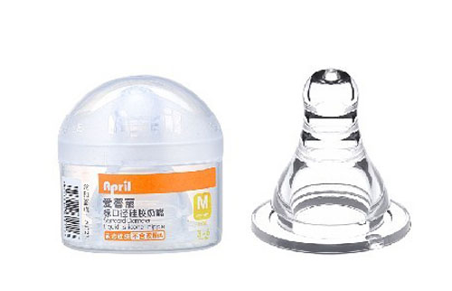 愛(ài)普麗標(biāo)口徑硅膠奶嘴M碼