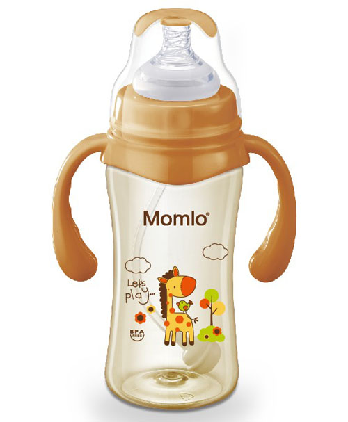 苗苗樂(lè)寬口弧形PPS奶瓶280ML