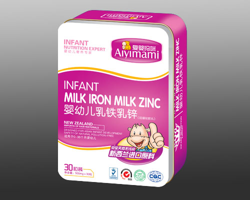 愛嬰瑪咪yingye乳鐵乳鋅鐵盒裝