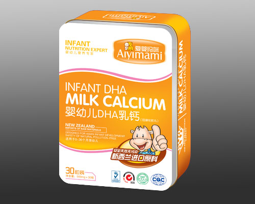 愛嬰瑪咪yingyeDHA乳鈣鐵盒裝