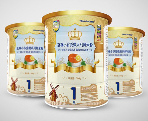 澳澳熊淮深海魚(yú)肉蔬菜至尊小谷鮮米粉1段