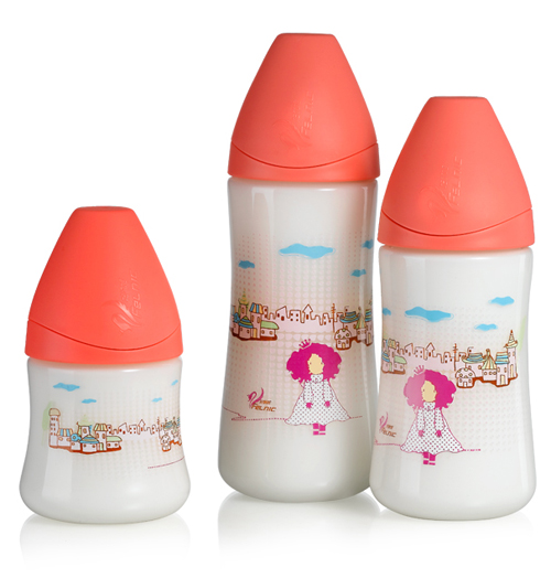 妃麗妮寬口徑時尚PP奶瓶