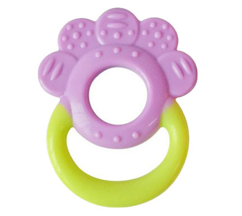 好可愛(ài)花冠全硅膠磨牙器