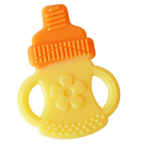 好可愛奶瓶全硅膠磨牙器